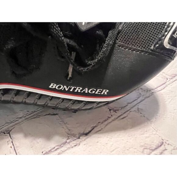 Bontrager Men's 9 Inform Race DLX Cycling Shoe Black Red Adjustable Biking - Picture 5 of 12